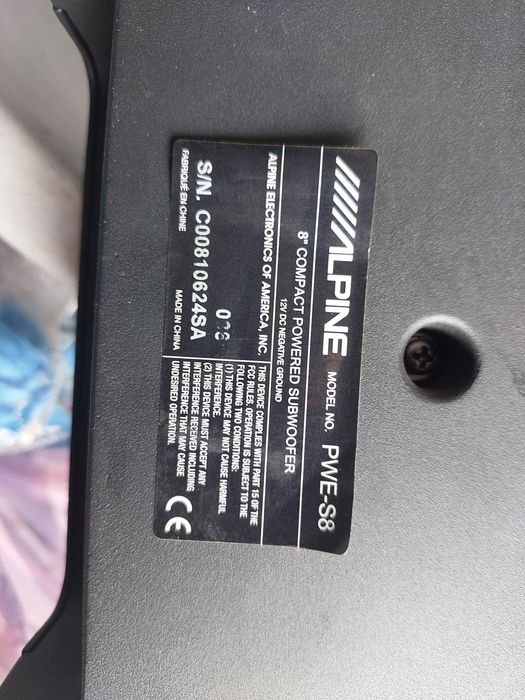 Субуфер Alpine, Плеър Pioneer  и USB 32 gb.