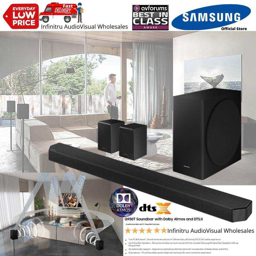 546W Soundbar SAMSUNG HW-Q950T 9.1.4 canale Dolby Atmos DTS:X eARC nfc