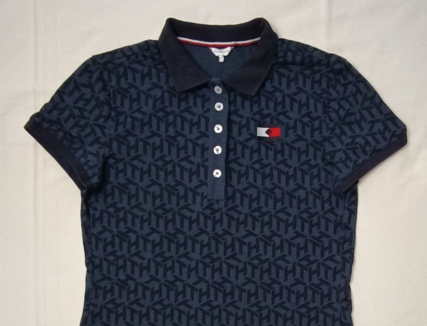 Tommy Hilfiger Polo Shirt оригинална тениска L памучна поло фланелка