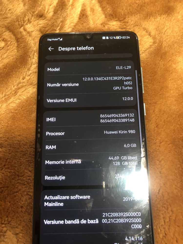 Huawei p30 128 gb 6gb ram