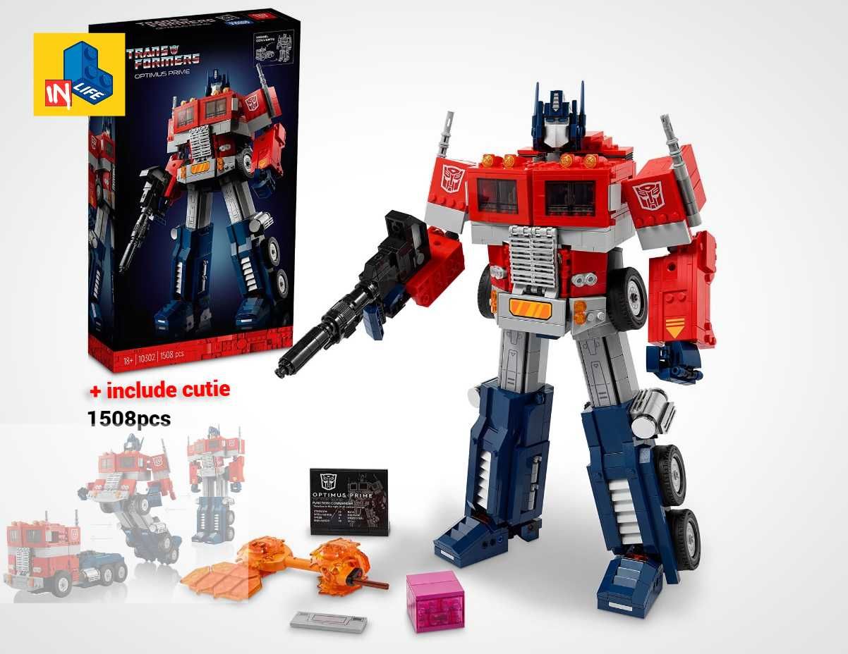 CUTIE TIP robot lego creator expert Transformers Optimus Prime 10302