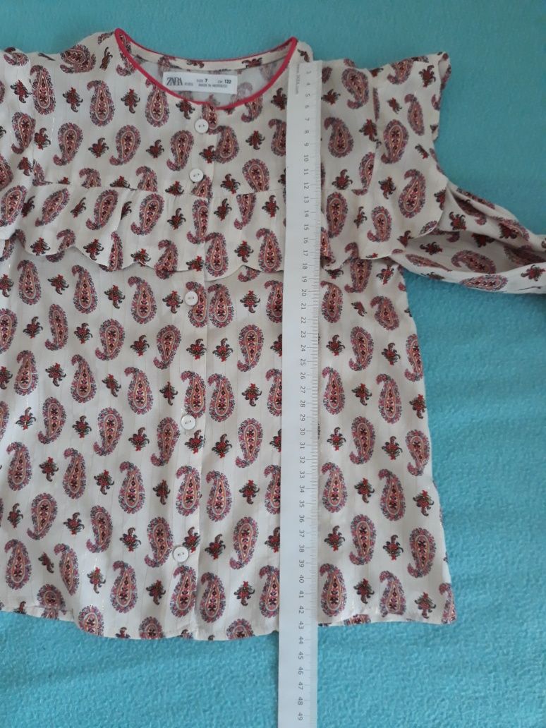 Нова детска блуза/ риза Zara kids, 7 год.