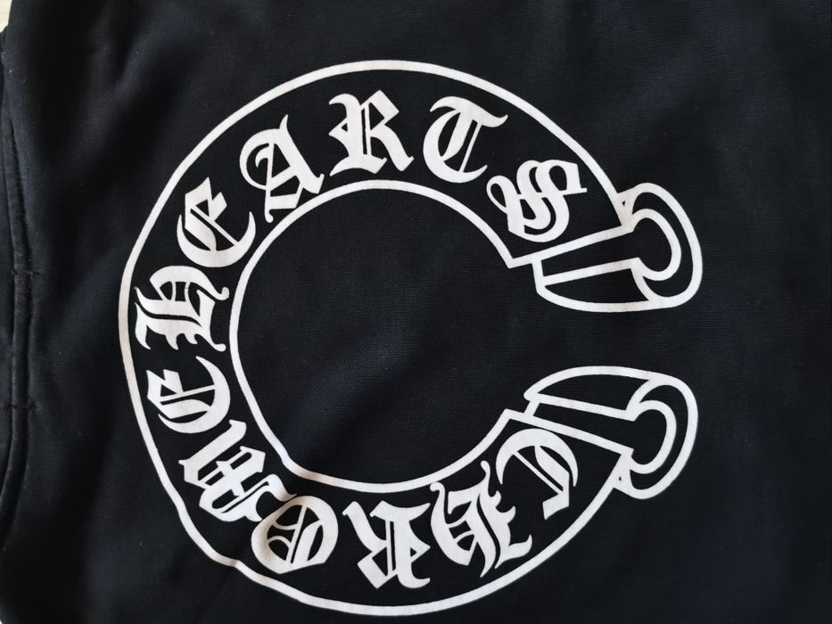 Chrome Hearts Black Zip Up Hoodie
