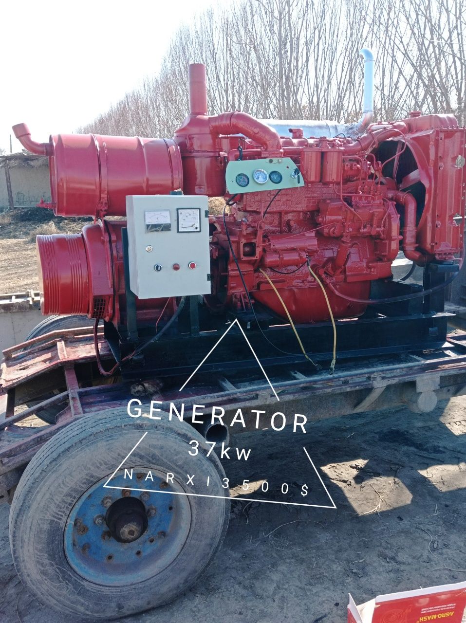 Generator 37 kw garantiya