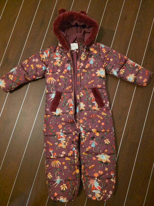 Зимен космонавт / снежен костюм за момиче, 116 см