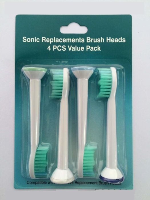 Комплект от 4 глави за ел. четки за зъби Philips Sonicare.