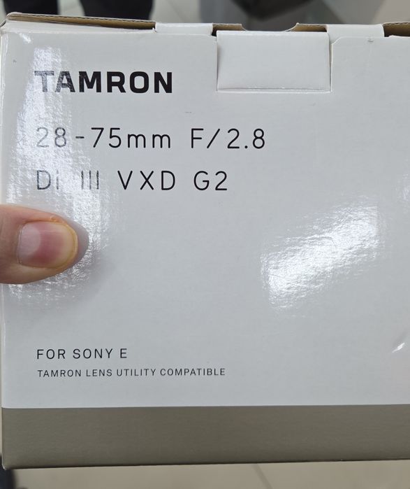 Объектив  28-75 f2.8 g2 на сони Е новый