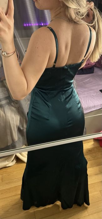 Rochie de seara verde smarald