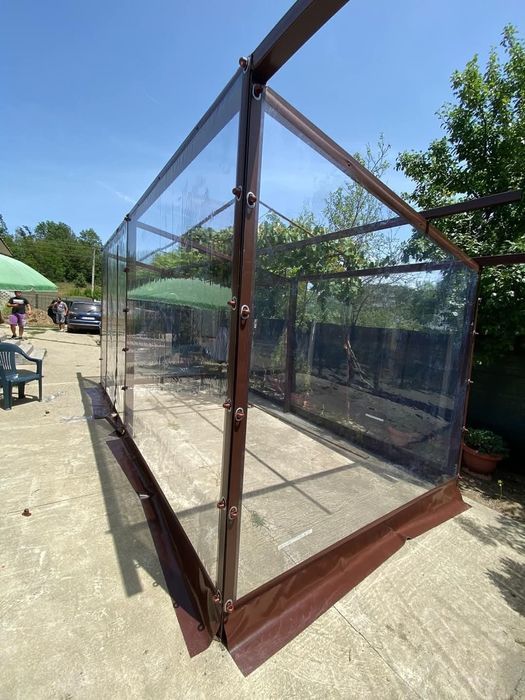 Producator folie transparenta terasa foisor