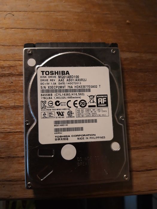 Жёсткий диск hdd 1 Терабайт