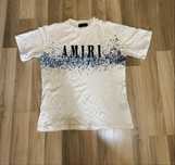 tricou amiri alb