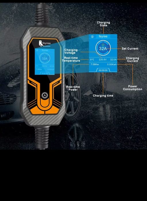 Зарядна станция 7,4 kW 220v