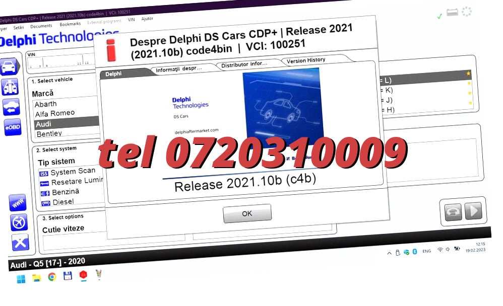 Kit Soft Instalare Diagnoza Auto Autocom  Delphi 2021 Ultimul Update