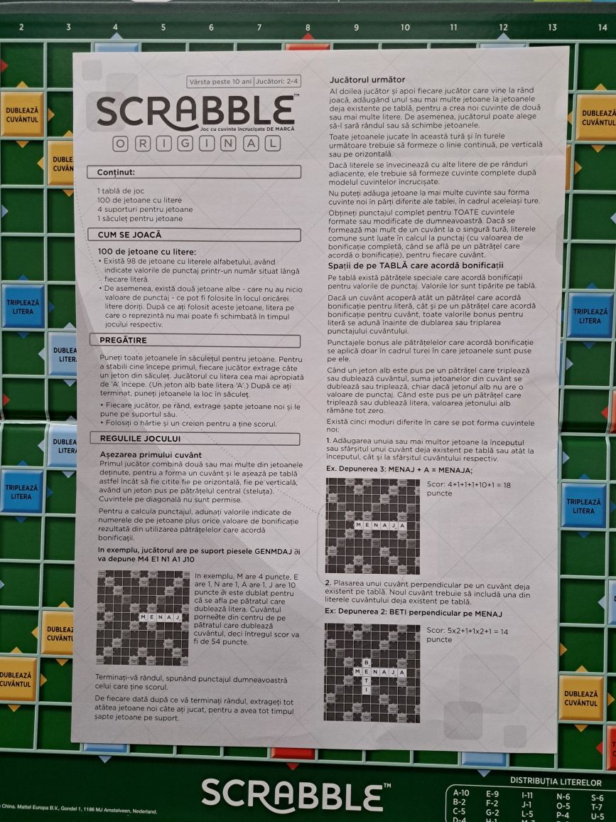 joc scrabble original română