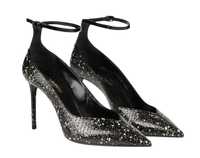 Pantofi stiletto Saint Laurent, masura 36.5 model Zoe stardust.