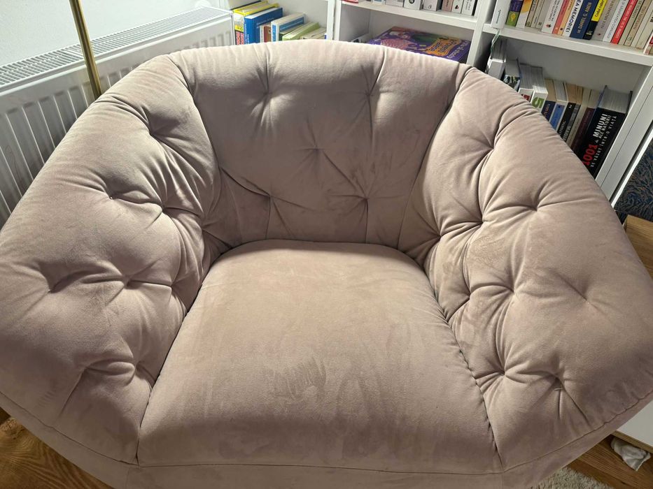 Vand canapea 3 locuri si fotoliu