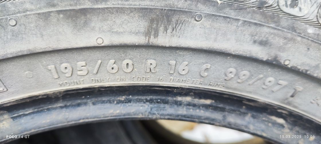 195/60/R16C цешная 4шт, парные