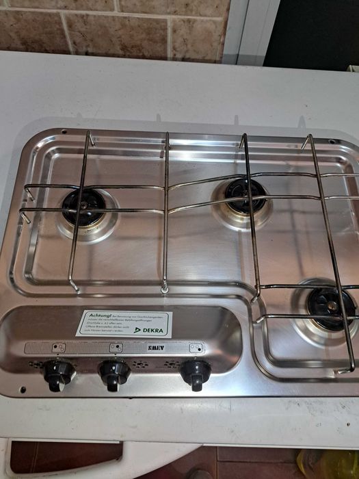 Газов котлон и мивка каравана кемпер