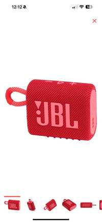 Портативная колонка JBL GO3 красный