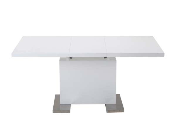 Бяла разтегателна трапезна маса Carryhome Tarzan – отлично състояние