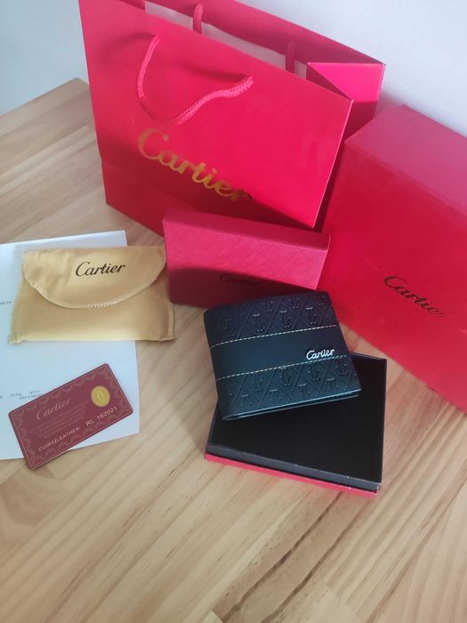 In stoc Portofel pentru bărbați piele Cartier 6271