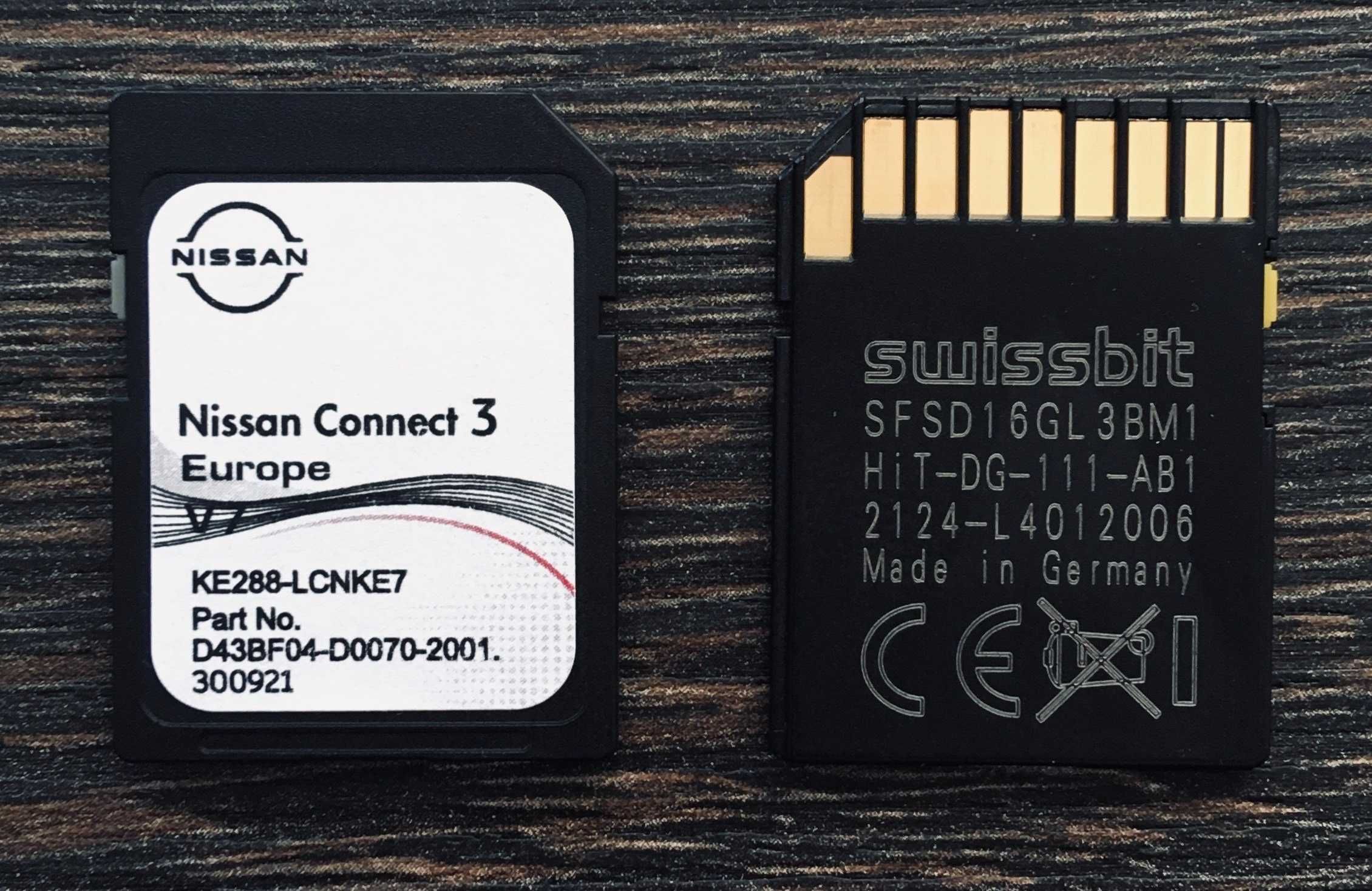 Ново 2023г NISSAN Connect3 V7 Навигационна SD Card сд карта Нисан