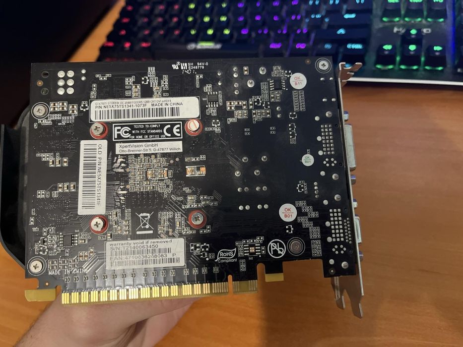 Видео карта Nvidia Palit StormX GTX 750Ti OC