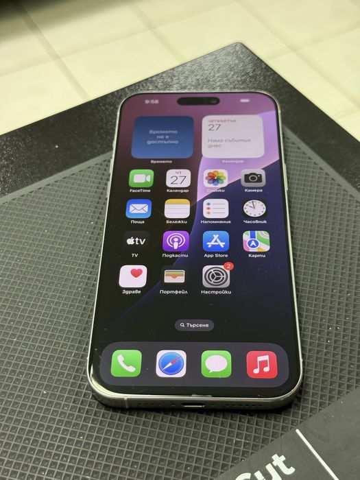 Apple iPhone 16 Pro Max,White Titanium,256GB *97%Battery*12м Гаранция*