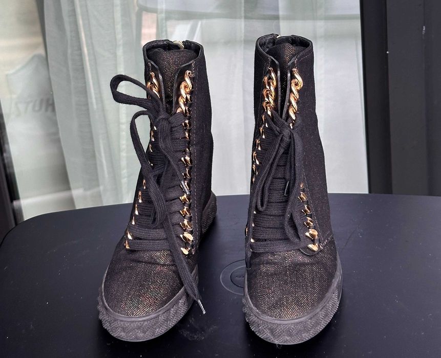 Ghete de tip adidas cu platforma ascunsa 35 Casadei