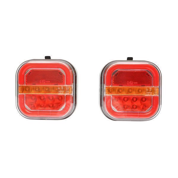 Комплект led светлини за ремарке 12-24v с магнит и безжично управление