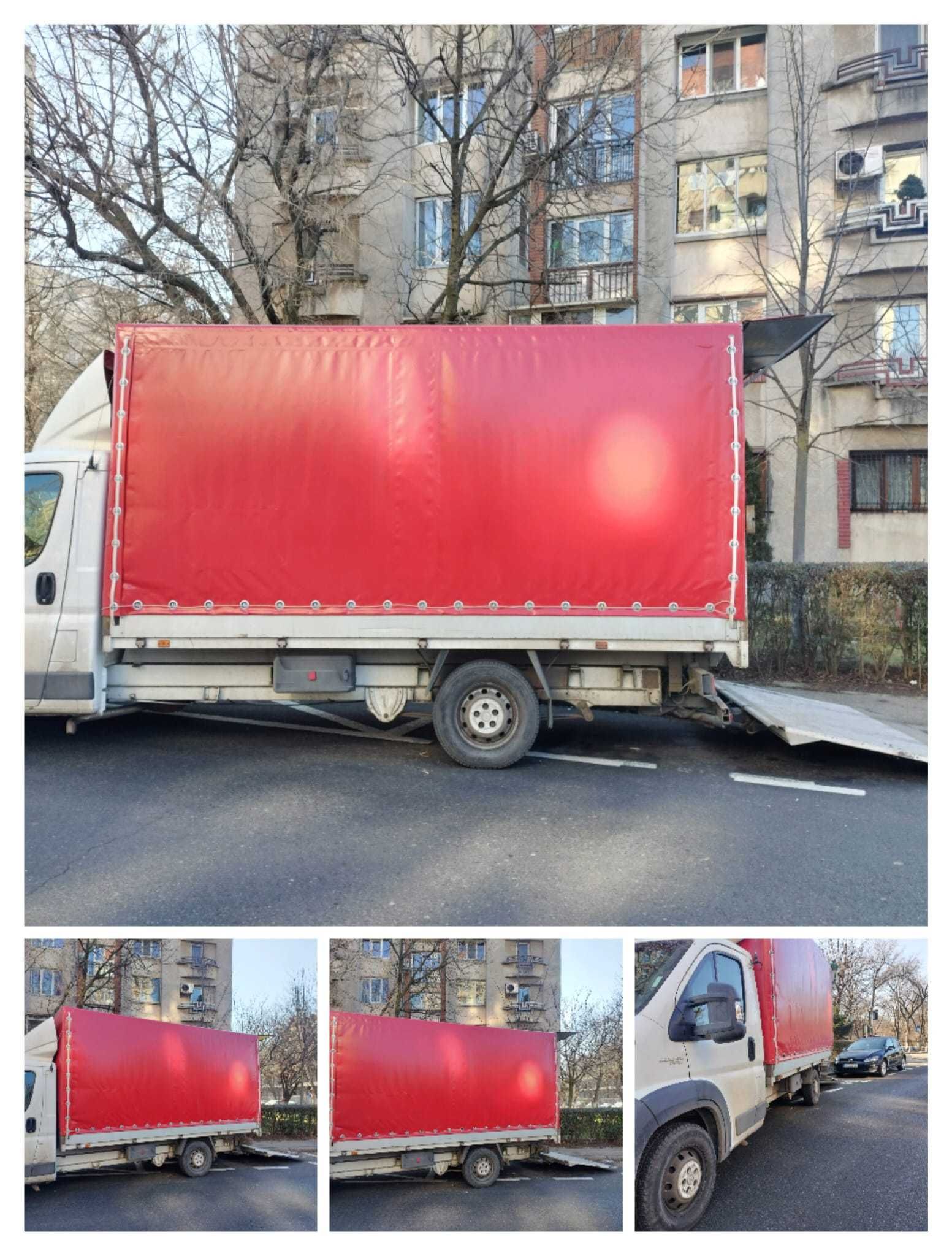 Mutari si transport duba mare si mica cu lift,  inchiriere duba+sofer