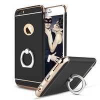 Husa pt Iphone 6/6S ofera protectie 3in1 Ultrasubtire - Black S Ring