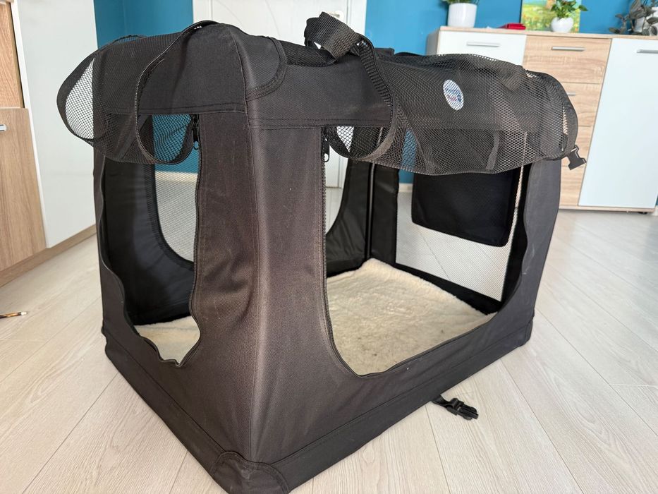 Сгъваема транспортна чанта за средно голямо куче Huggle Pets