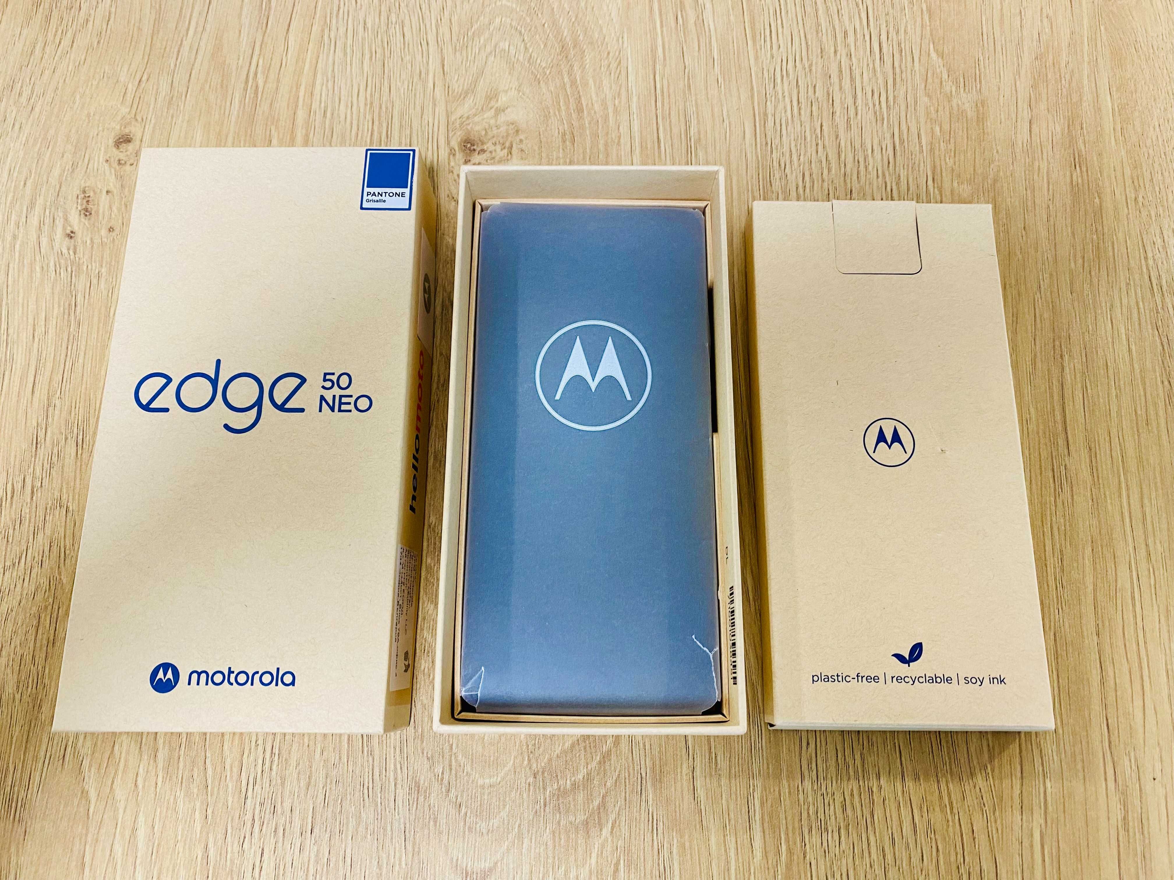 НОВ !!! Motorola Edge 50 Neo, 256GB, 8GB RAM, 5G, Pantone Nautica Blue