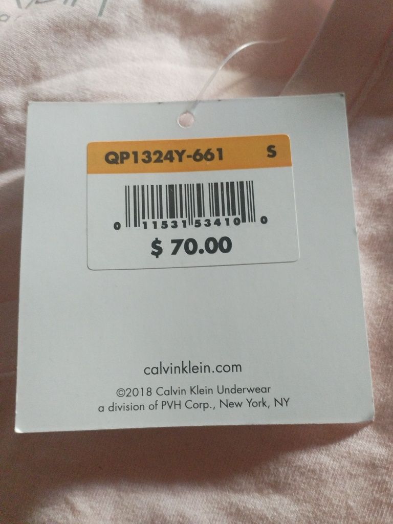 Calvin Klein sleep wear дамска тениска размер с