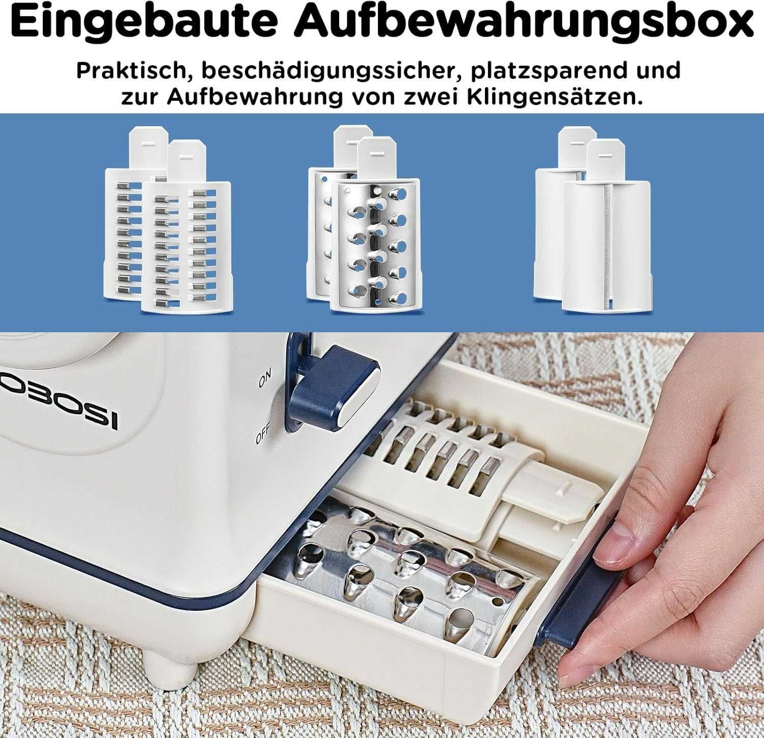 Електрическо ренде Aobosi Electric Vegetable Cutter,Гаранция