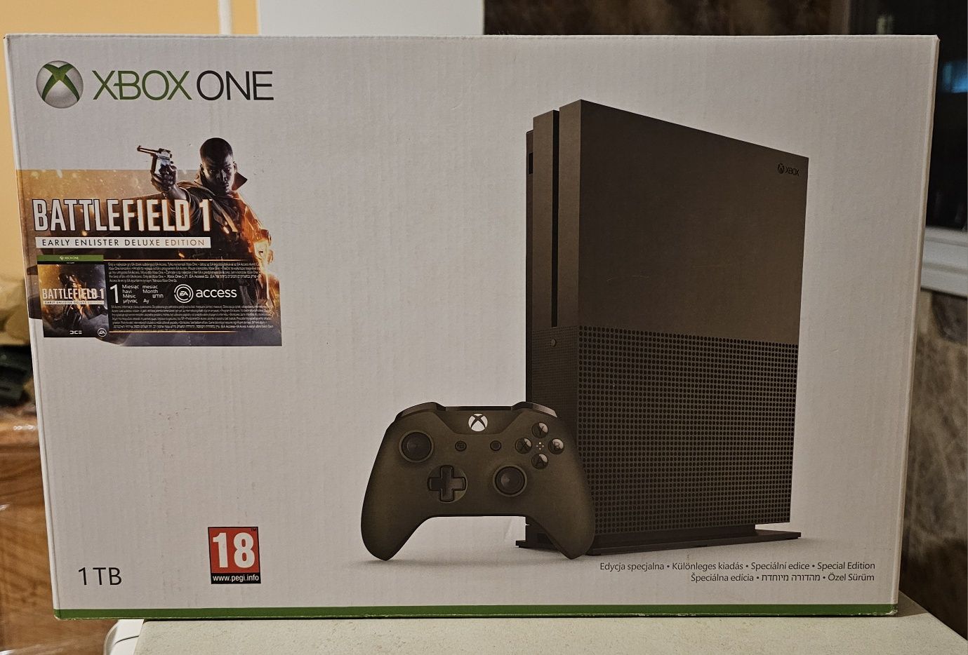 XBOX ONE S 1TB Battlefield 1 + игра конзола PS5 PS4 PlayStation 4 5