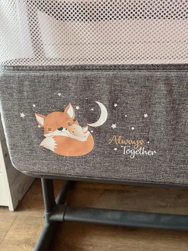 Cangaroo Бебешко легло - кошара Always Together бежов