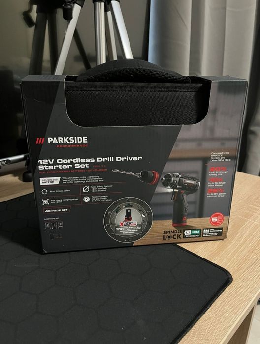 Bormasina parkside cu 2 acumulatori