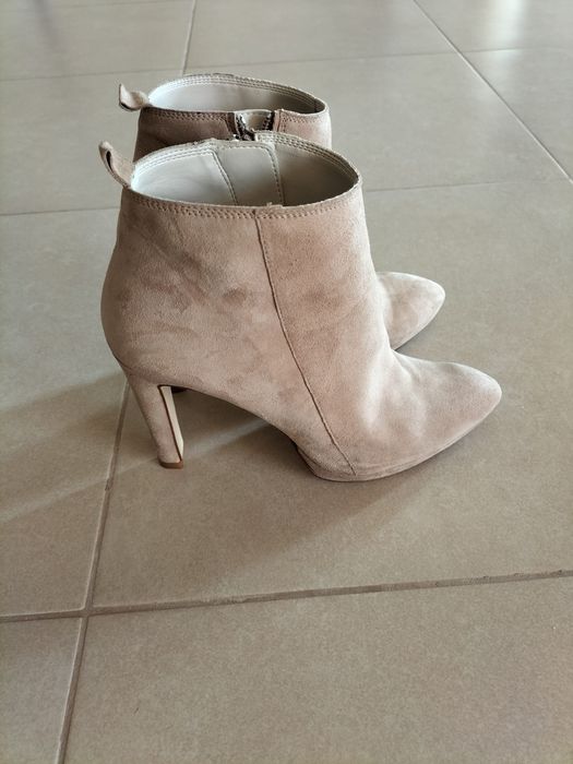 Botine dama Zara mărimea 40 piele întoarsă