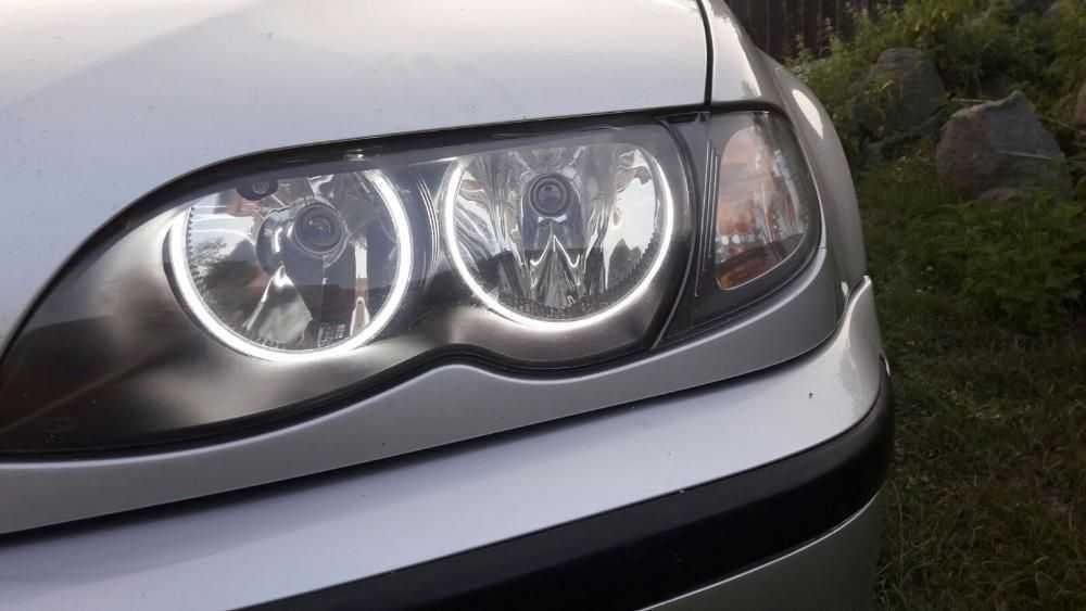 Inele Angel Eyes CCFL BMW seria 3 (E46) far fara lupa sau cu lupa.