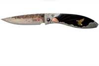 Сгъваем японски нож дамаскова стомана MCUSTA SHINWA YATAGARASU Limited