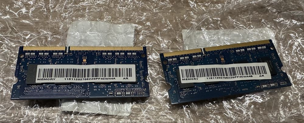 Оперативная память 4Gb 2х Hynix HMT451S6BFR8A-PB DDR3L 1600 SO-DIMM