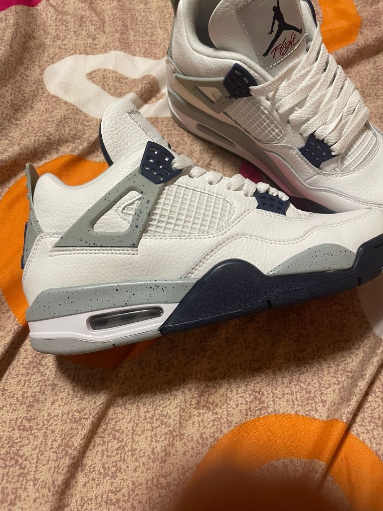 Jordan 4 midnight navy stock x