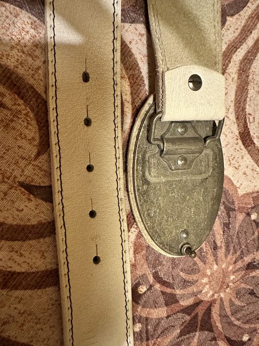 DIESEL - бял кожен колан УНИСЕКС