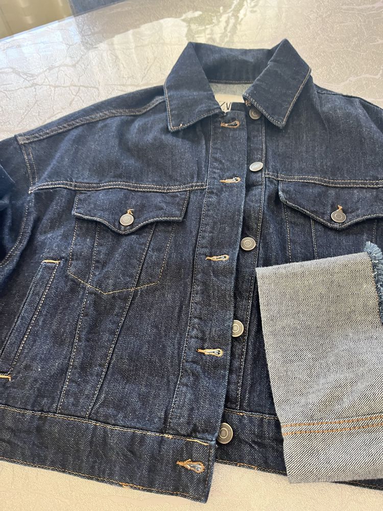 Geaca din denim Zara