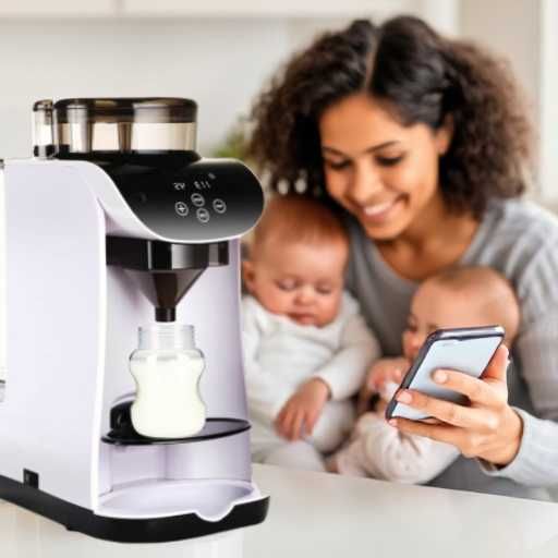 Espressor Lapte Praf pentru bebelusi cu Aplicatie Mobila BabyLulu