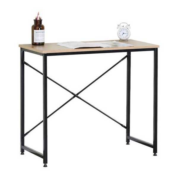 Ученическо бюро Mercado Trade, Метално, Дървен плот, Кафяв