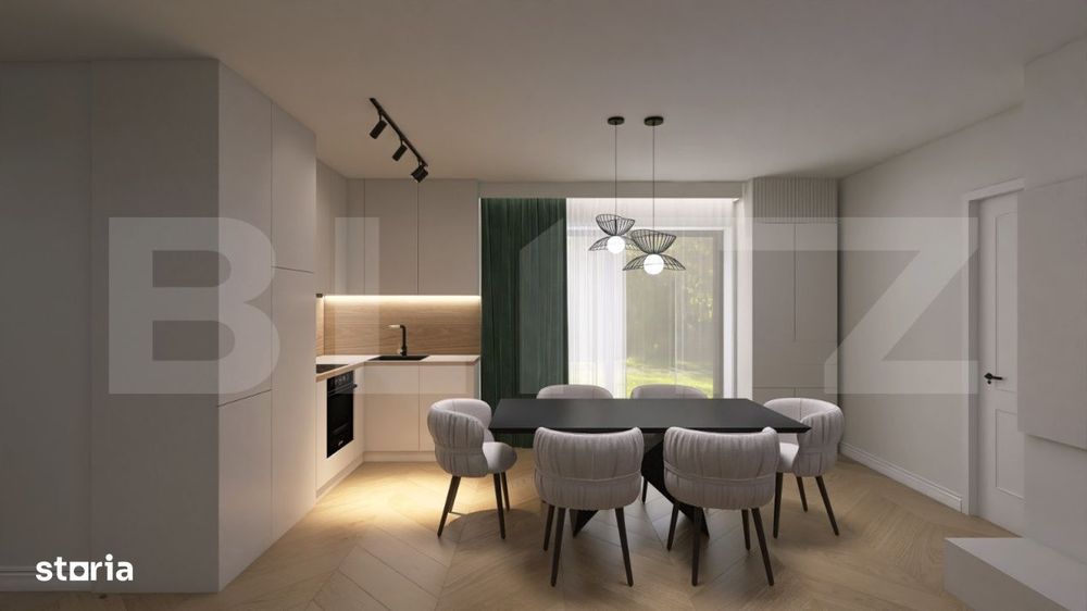 Apartament cu 3 camere, 78.98 mp si 13 mp terasa, zona Bradet