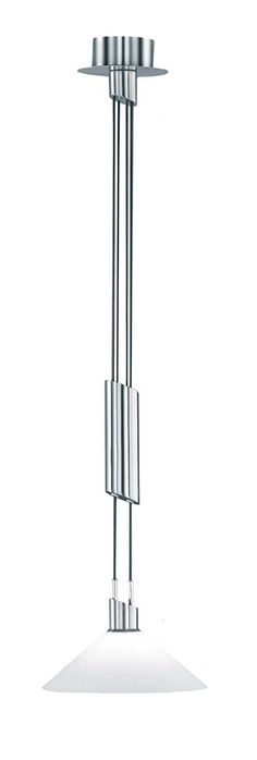 Осветително тяло Sacramento висящо Nickel Mat/стъкло, асансьор